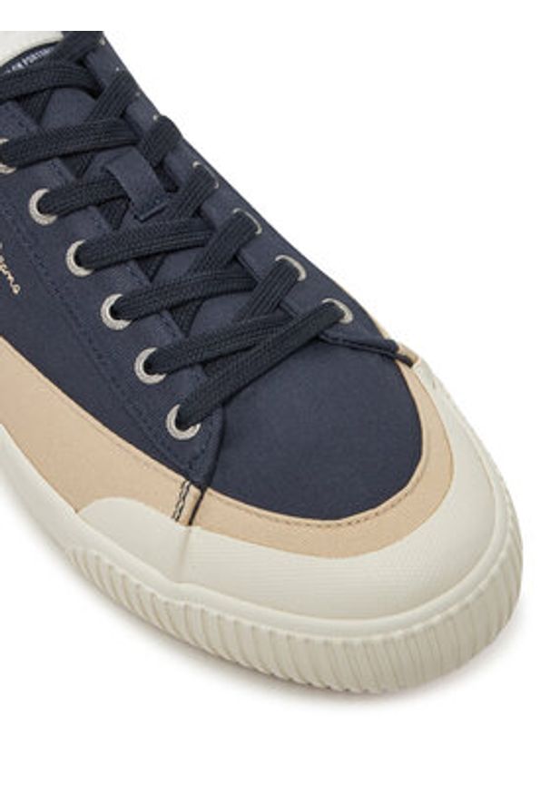 Pepe Jeans Sneakersy PMS31075 Granatowy. Kolor: niebieski. Materiał: materiał