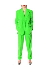 AGGI - Neonowo zielone spodnie w kant Blake. Stan: podwyższony. Kolor: zielony. Styl: sportowy #6