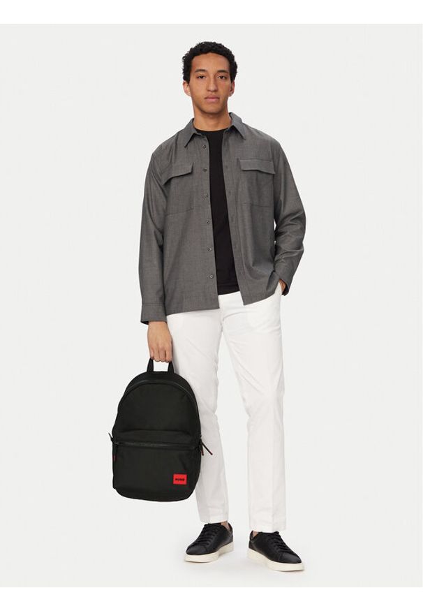 Hugo - HUGO Plecak 50549717 Czarny. Kolor: czarny. Materiał: materiał
