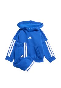Adidas - Zestaw Essentials Joggers Kids. Kolor: biały, niebieski, wielokolorowy. Materiał: materiał, dresówka. Styl: młodzieżowy