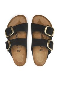 Birkenstock Klapki Arizona Big Buckle 1023239 Czarny. Kolor: czarny. Materiał: skóra, nubuk #3