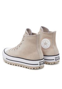Converse Trampki Chuck Taylor All Star City Trek Suede A11455C Beżowy. Kolor: beżowy. Materiał: zamsz, skóra