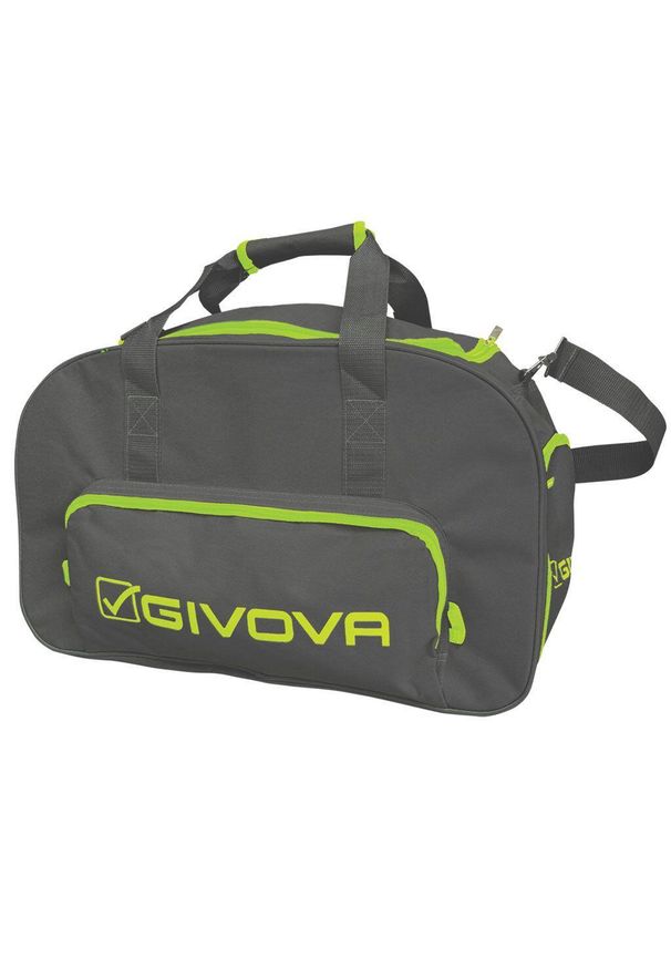 Torba Sportowa Givova Brera Ciemnoszara - Styl i Przestrzeń. Kolor: szary. Materiał: poliester. Sport: fitness