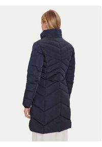 Morgan Płaszcz zimowy 252-GCLEA Granatowy Slim Fit. Kolor: niebieski. Materiał: syntetyk. Sezon: zima #5