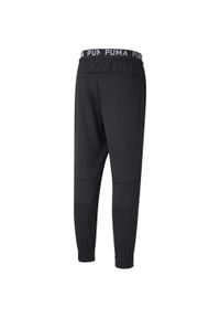 Spodnie Puma Train PWR Fleece, Mężczyźni. Kolor: czarny. Materiał: dresówka, materiał, poliester. Sport: fitness