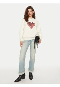 Karl Lagerfeld - KARL LAGERFELD Bluza A1W20045 Écru Regular Fit. Typ kołnierza: dekolt w karo. Materiał: bawełna #2