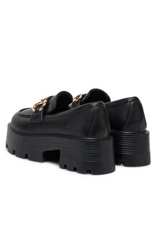 DeeZee Loafersy 23106-1 Czarny. Kolor: czarny. Materiał: syntetyk, materiał