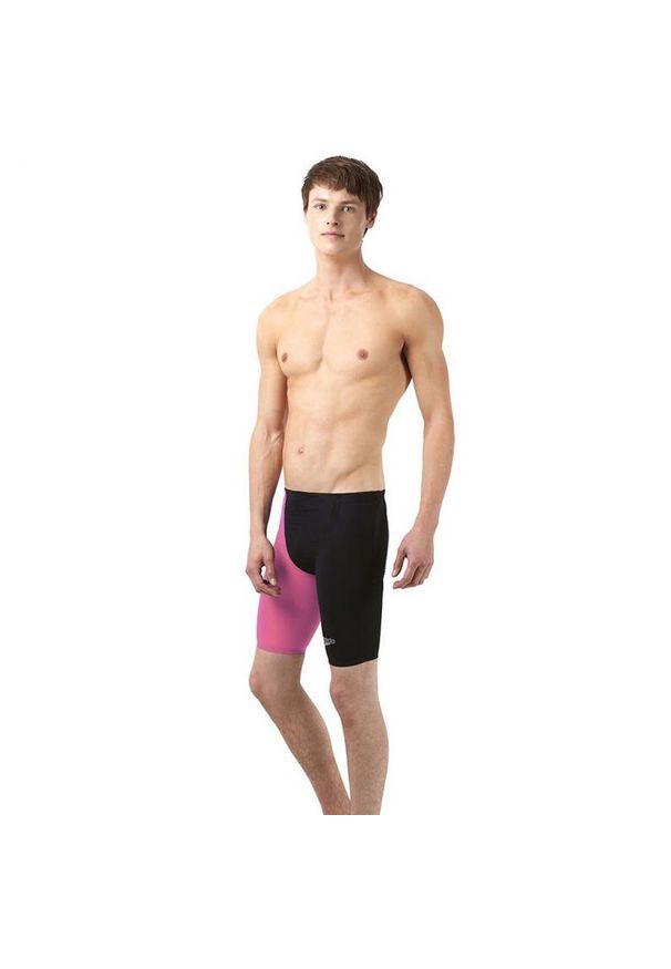 Strój startowy pływacki męski Speedo Lzr Elite 2. Kolor: czarny, różowy, wielokolorowy