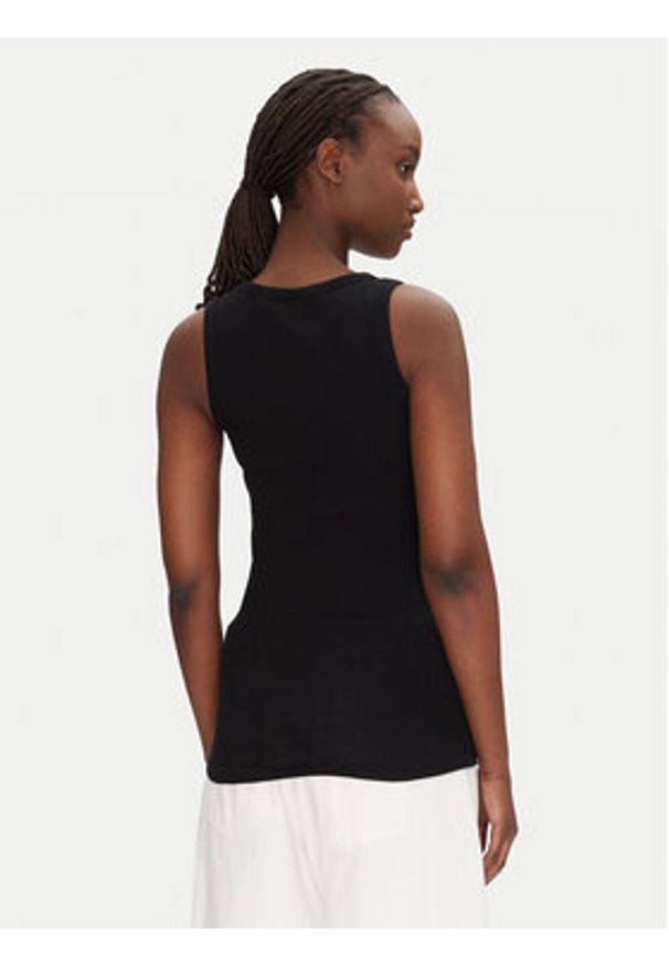 BOSS Top C_Ematite 50547548 Czarny Slim Fit. Kolor: czarny. Materiał: bawełna
