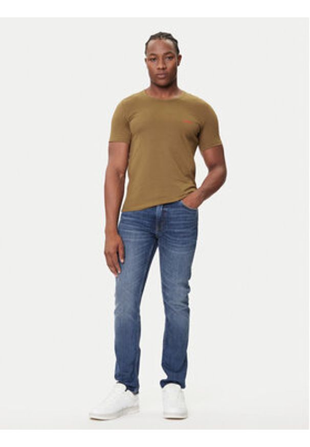 Hugo - HUGO Jeansy 50542688 Niebieski Extra Slim Fit. Kolor: niebieski