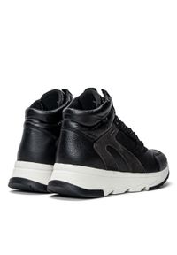 Geox - Sneakersy damskie czarne GEOX D Falena B Abx B. Kolor: czarny. Materiał: materiał, skóra. Szerokość cholewki: normalna. Sezon: zima #5