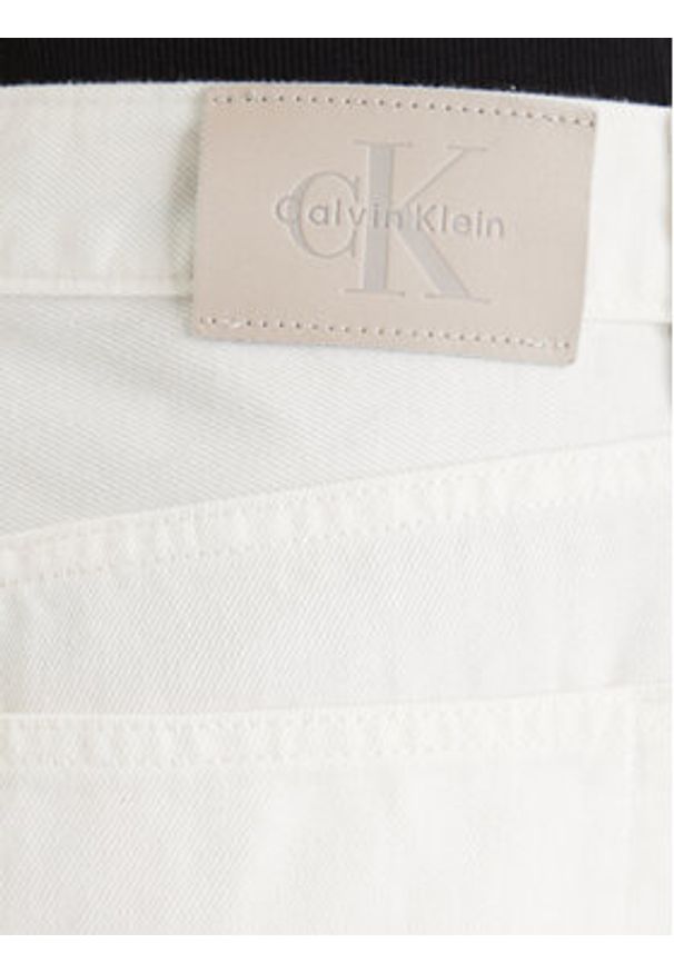 Calvin Klein Jeans Jeansy LV047F717G Écru Straight Fit