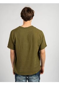 Xagon Man T-shirt "Oversize" | P2208 2V 566B0 | Mężczyzna | Wojskowa Zieleń. Materiał: bawełna, len. Styl: militarny #4