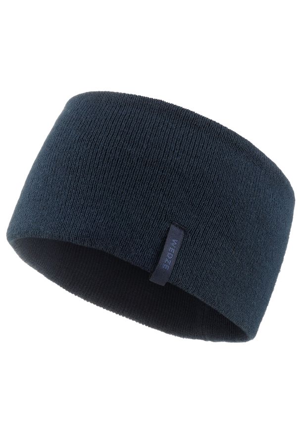 WEDZE - Opaska narciarska dla dorosłych Wedze Simple. Kolor: niebieski. Materiał: akryl, materiał. Sezon: zima. Styl: klasyczny, sportowy