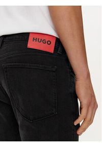 Hugo Jeansy 50524229 Czarny Extra Slim Fit. Kolor: czarny #2