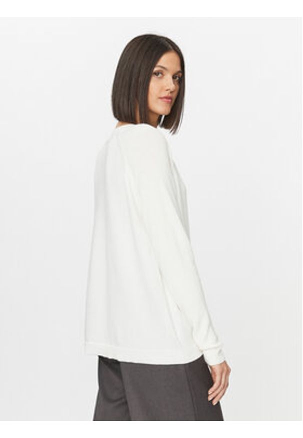 Fransa Sweter 20612740 Écru Regular Fit. Materiał: wiskoza