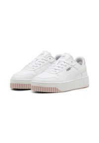 Puma - Młodzieżowe sneakersy Carina Street Holo 2.0 PUMA White Mauve Mist Pink. Kolor: biały, wielokolorowy, różowy. Sport: koszykówka