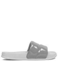 Klapki New Balance SWP200T3 - szare. Kolor: szary. Materiał: materiał. Wzór: aplikacja #1