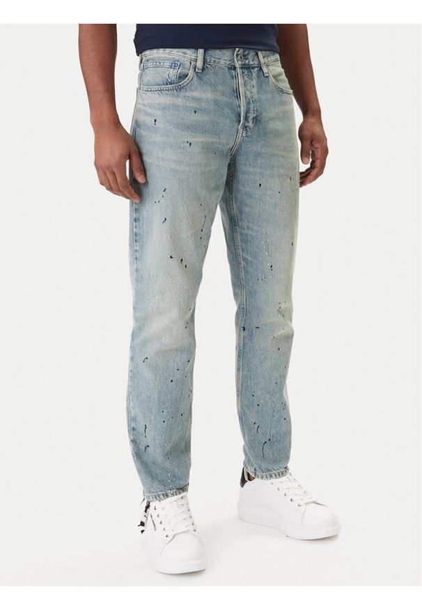 Karl Lagerfeld Jeans Jeansy B1M10054 Niebieski Tapered Fit. Kolor: niebieski