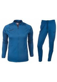 Nike - Dres Damski Academy DriFIT. Kolor: niebieski. Materiał: dresówka