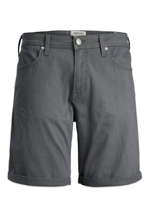 Jack & Jones Szorty jeansowe Rick 12288485 Szary Regular Fit. Kolor: szary. Materiał: bawełna