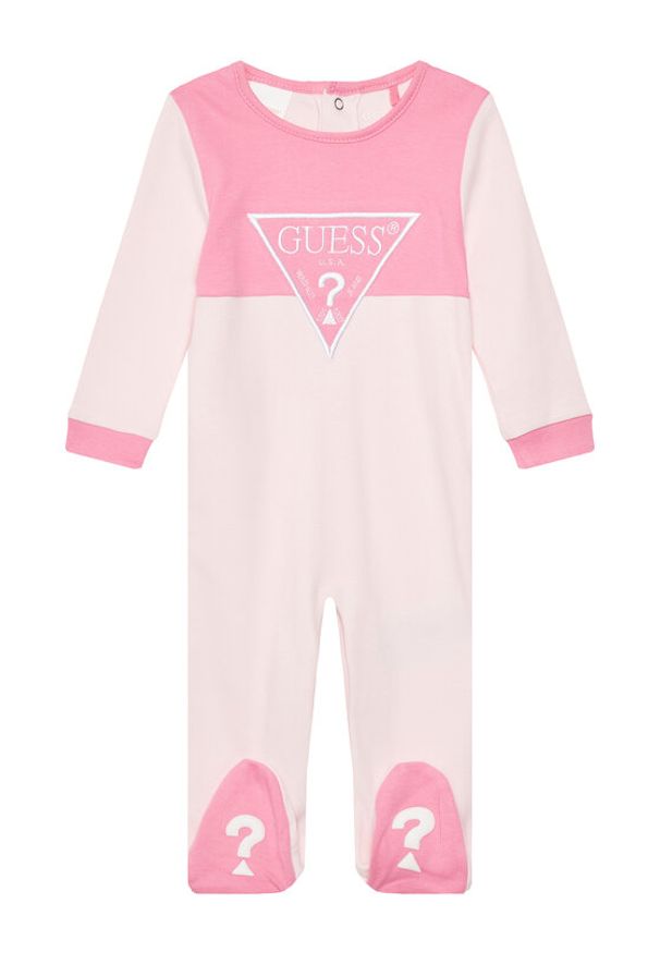 Guess Pajac 5YW07 KA6W4 Różowy. Kolor: różowy. Materiał: bawełna