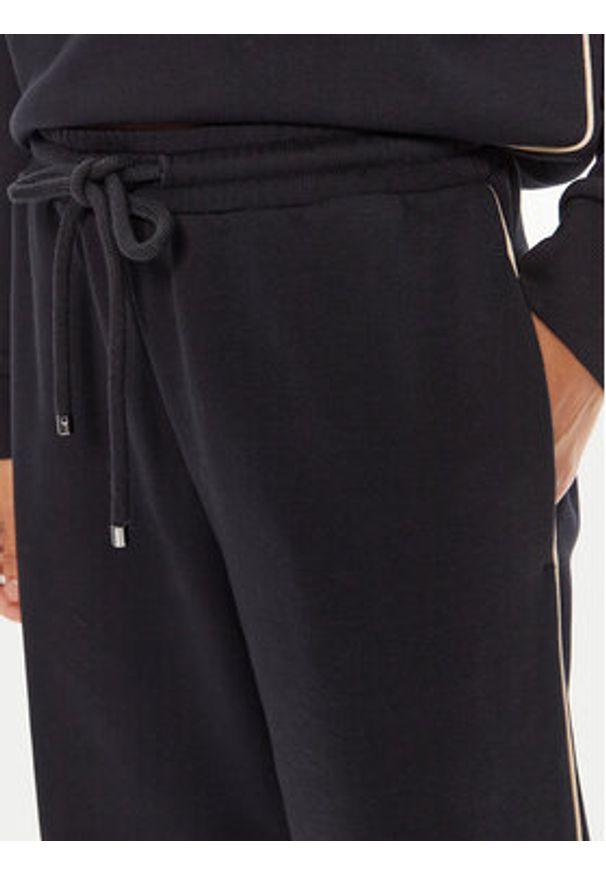 Max Mara Leisure Spodnie dresowe Pirano 2426786088 Granatowy Regular Fit. Kolor: niebieski. Materiał: bawełna, syntetyk