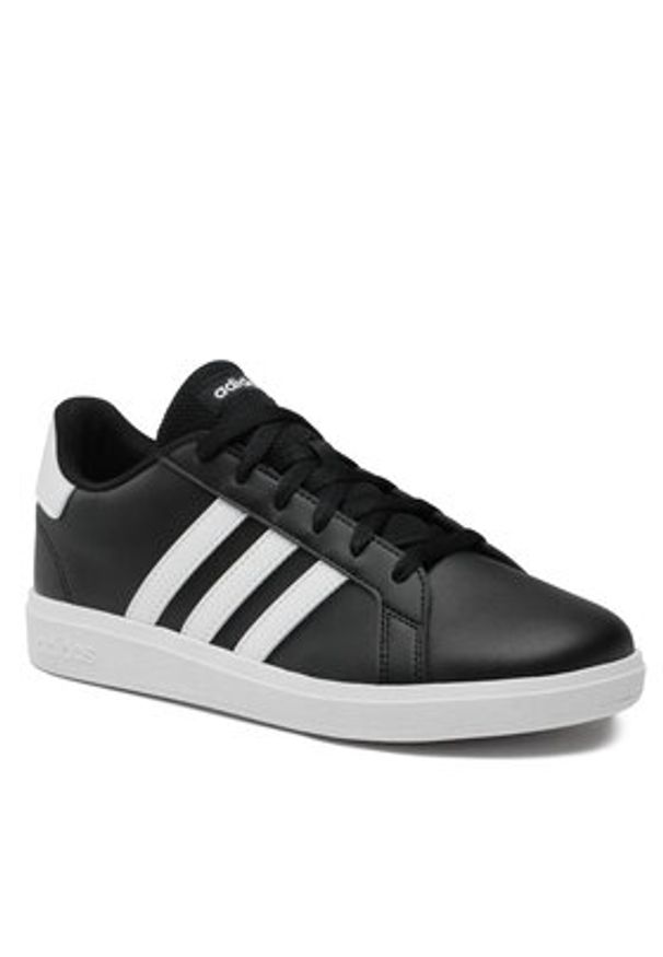 Adidas - adidas Sneakersy Grand Court GW6503 Czarny. Kolor: czarny. Materiał: syntetyk