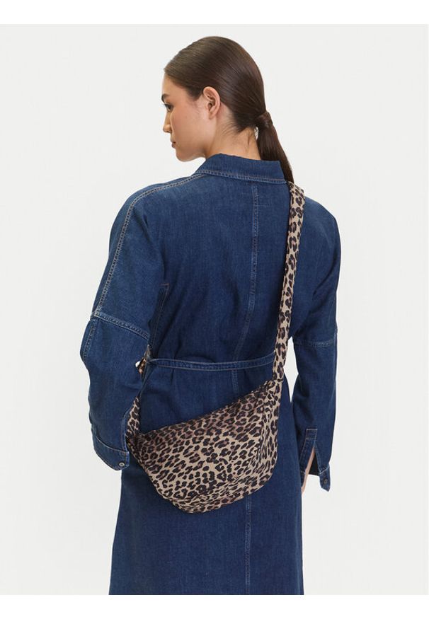 Pieces Torebka Pcamanda Knot Bumbag 17151857 Brązowy. Kolor: brązowy