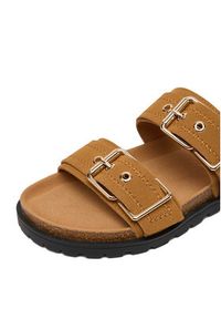 DeeZee Klapki CEO-HSCB25230318-2 Brązowy. Kolor: brązowy. Materiał: materiał #7