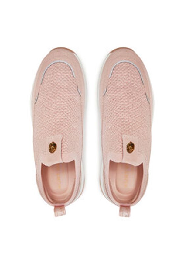 Kurt Geiger Sneakersy Kensington Slip-On 1290053609 Różowy. Zapięcie: bez zapięcia. Kolor: różowy. Materiał: materiał