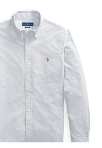 Polo Ralph Lauren Koszula Core Replen 710549084 Niebieski Slim Fit. Typ kołnierza: polo. Kolor: niebieski. Materiał: bawełna #3