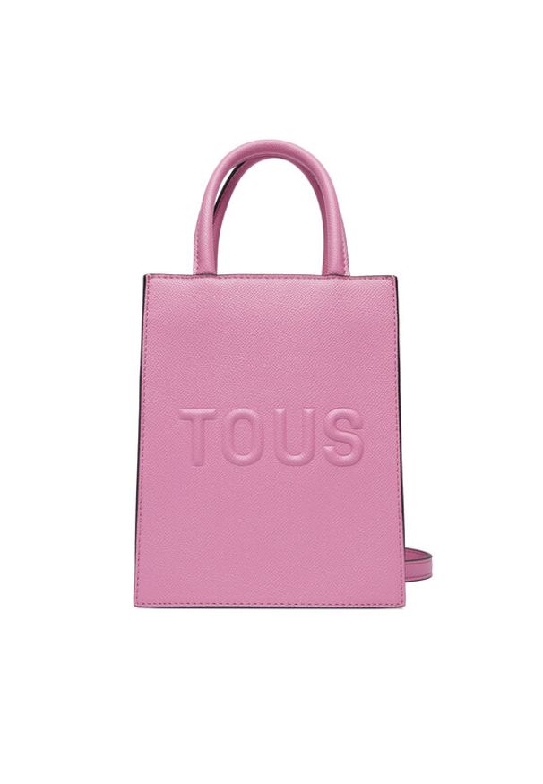 Tous - TOUS Torebka MINI BOLSO POP TOUS BRENDA 2002105913 Różowy. Kolor: różowy. Materiał: skórzane