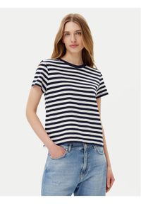 GAP - Gap T-Shirt 723661-00 Granatowy Regular Fit. Kolor: niebieski. Materiał: bawełna