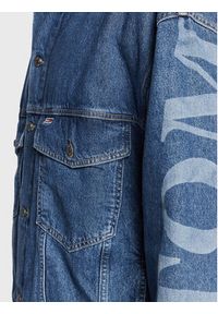 Tommy Jeans Kurtka jeansowa DM0DM15614 Niebieski Oversize. Kolor: niebieski. Materiał: bawełna #4
