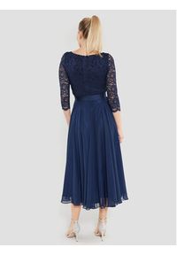 Swing Sukienka koktajlowa 77761710 Granatowy Regular Fit. Kolor: niebieski. Materiał: syntetyk. Styl: wizytowy #4