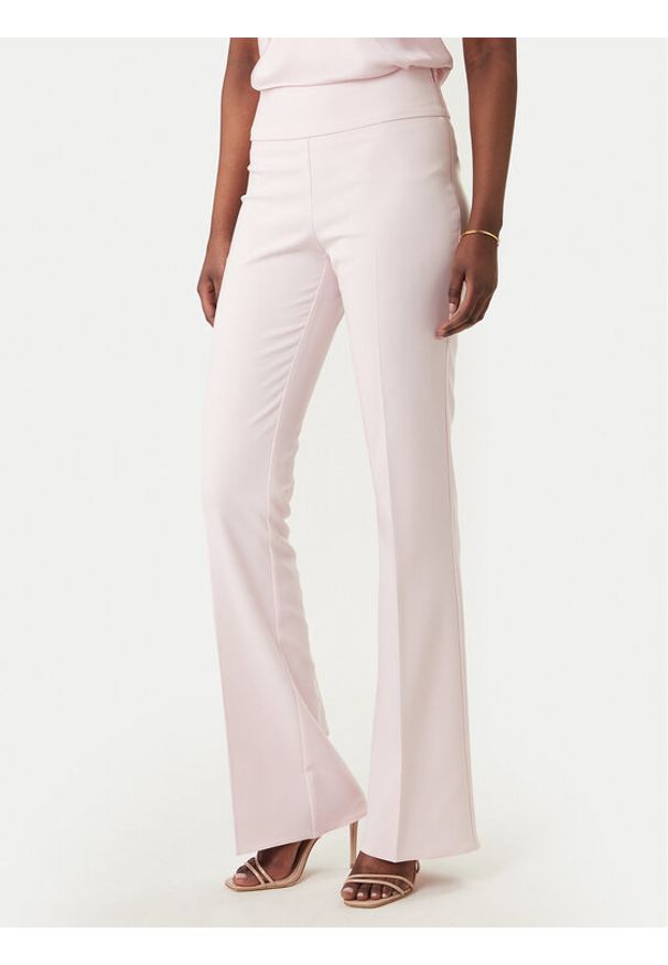Rinascimento Spodnie materiałowe CFC0127876003 Różowy Slim Fit. Kolor: różowy. Materiał: syntetyk