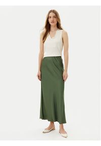 ViCOLO Spódnica maxi TD0472 Zielony Slim Fit. Kolor: zielony. Materiał: wiskoza