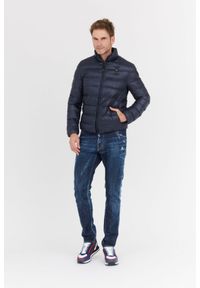 Blauer USA - BLAUER Granatowa puchowa kurtka męska Seth, Rozmiar XXL. Kolor: niebieski. Materiał: puch