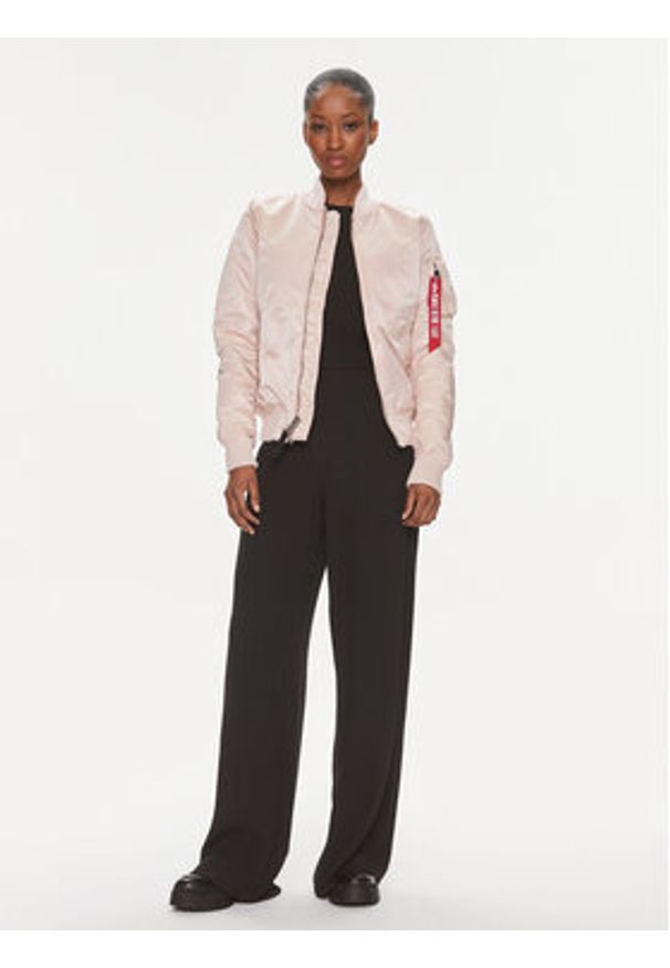 Alpha Industries Kurtka bomber MA-1 VF 59 133009 Różowy Regular Fit. Kolor: różowy. Materiał: syntetyk