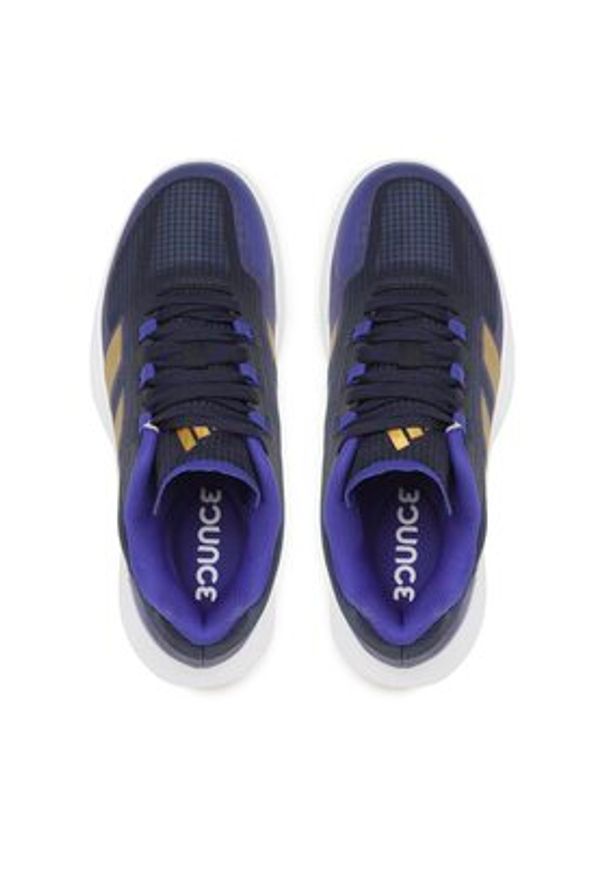 Adidas - adidas Buty halowe Forcebounce Volleyball Shoes HQ3513 Granatowy. Kolor: niebieski. Materiał: materiał. Sport: siatkówka
