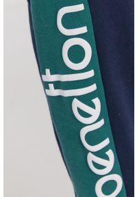 United Colors of Benetton - Piżama. Kolor: niebieski. Długość: długie. Wzór: nadruk #3