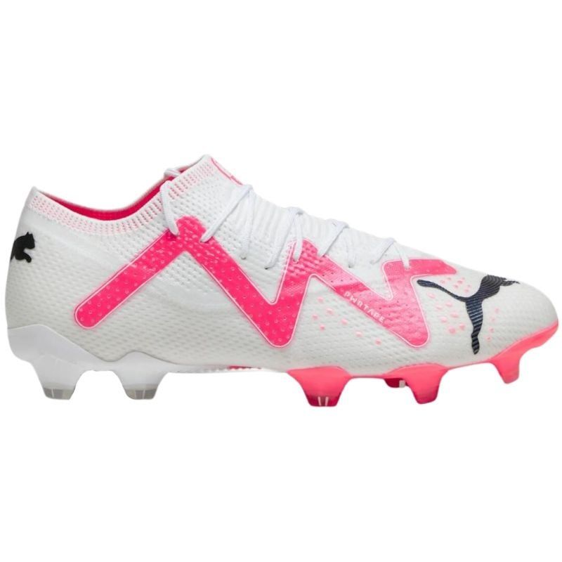 Białe korki Puma z cholewką 4065454858634 - Korki męskie