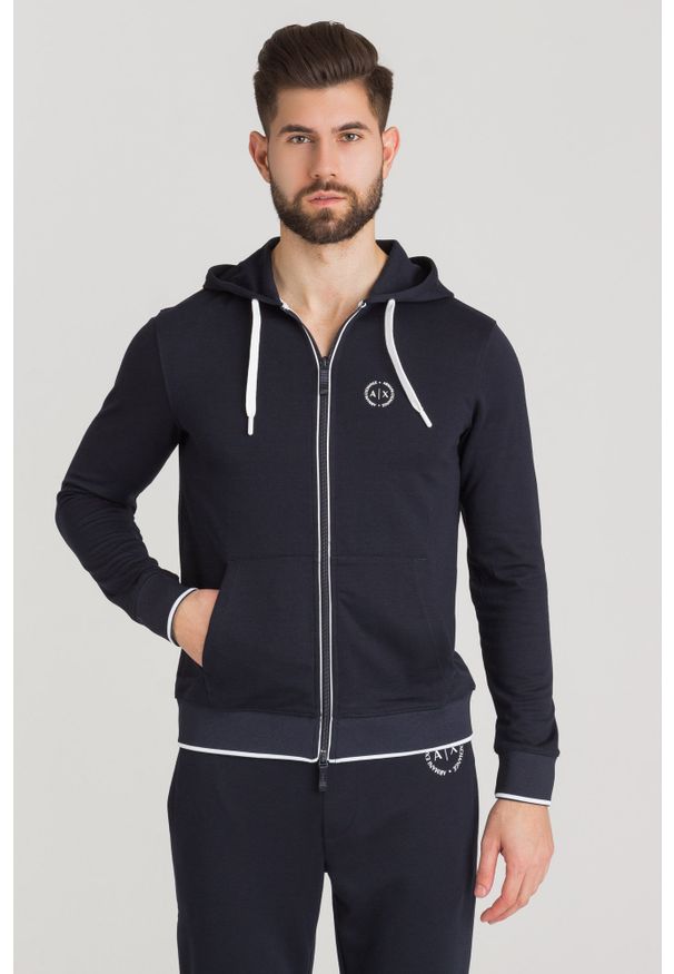 BLUZA Armani Exchange. Typ kołnierza: kołnierzyk stójkowy, kaptur. Styl: klasyczny