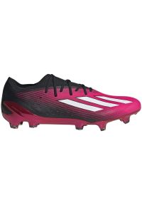 Adidas - Buty piłkarskie adidas X Speedportal.1 Fg GZ5108 różowe. Kolor: różowy. Materiał: materiał, włókno. Szerokość cholewki: normalna. Sport: piłka nożna #4