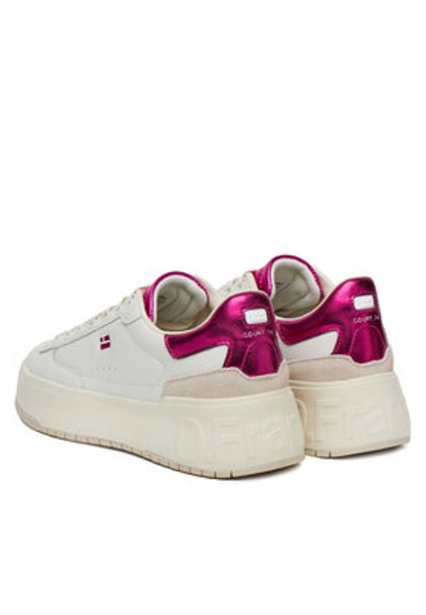 D.Franklin Sneakersy DFSH321094 Biały. Kolor: biały. Materiał: skóra