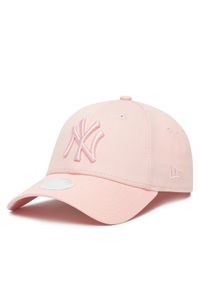 New Era Czapka z daszkiem New York Yankees MLB League Essential 9FORTY 60675519 Różowy. Kolor: różowy. Materiał: bawełna, materiał