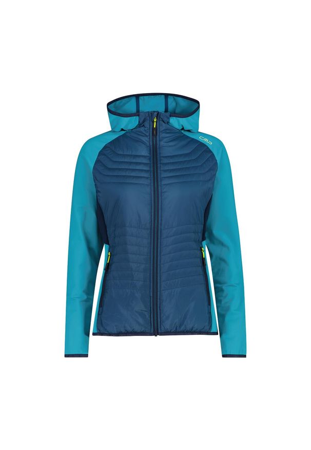Bluza damska turystyczna CMP 35E6506. Kolor: niebieski. Styl: sportowy. Sport: turystyka piesza