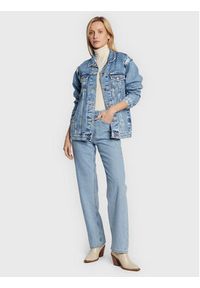 Wrangler Kurtka jeansowa Cher W40396X17 112322685 Niebieski Regular Fit. Kolor: niebieski. Materiał: bawełna #6