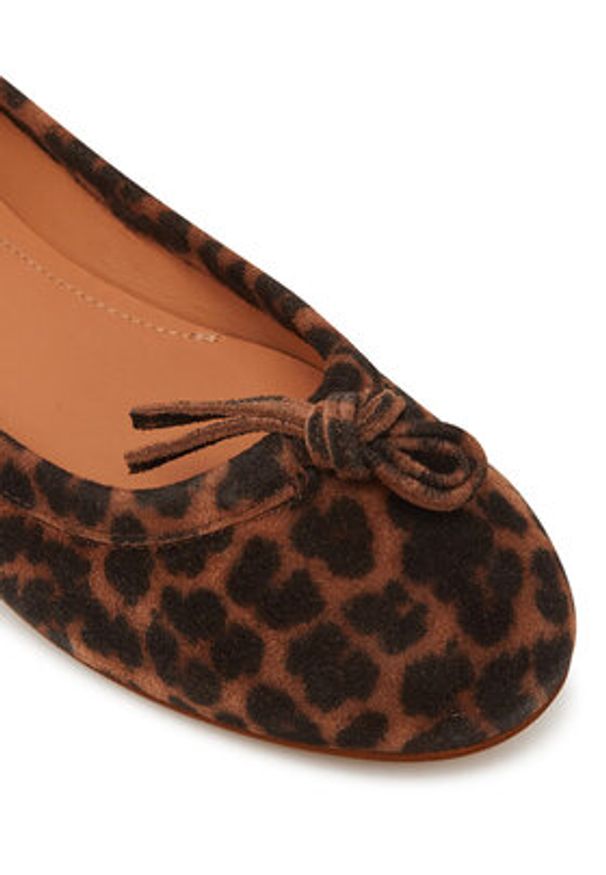 BALAGAN - Balagan Baleriny Amuka Brązowy. Kolor: brązowy. Materiał: skóra